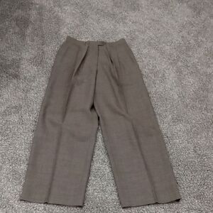 Georgio Armani 100% Wool Fully Lined Straight Leg Pants W Side Pockets Size 44